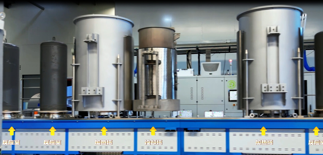 TiC/TiN/TiCN/a-Al2O3/k-Al2O3 코팅 CVD 오븐 700~1050°C 온도 조절