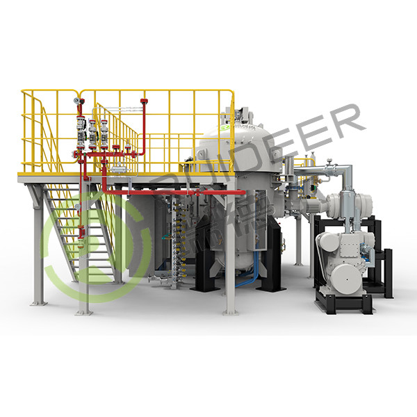대형 항공용 세라믹 제품을 충전하기 위한 수직 가스 압력 sintering furnace