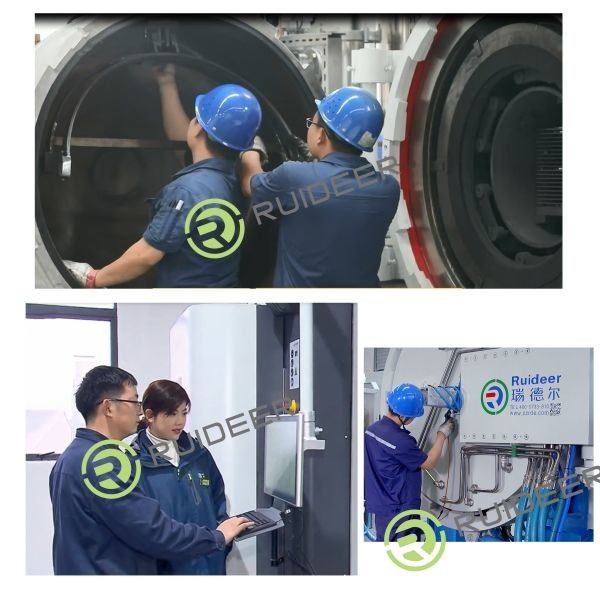 400-1500Kg 로딩의 정확하고 일관성 있는 시너링 오븐, PLC 제어 금속 시너링 오븐