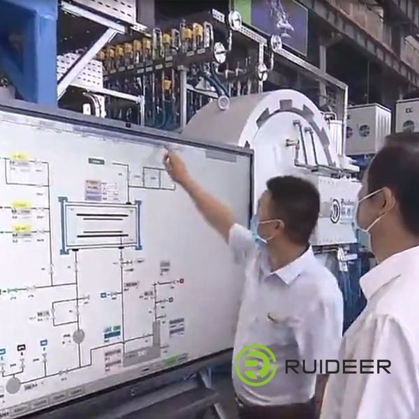 ISO CE 인증 고진공 전기로 (삼상 5선식 시스템, 380V 50HZ 제어 전원 공급, 최대 온도 1600C)