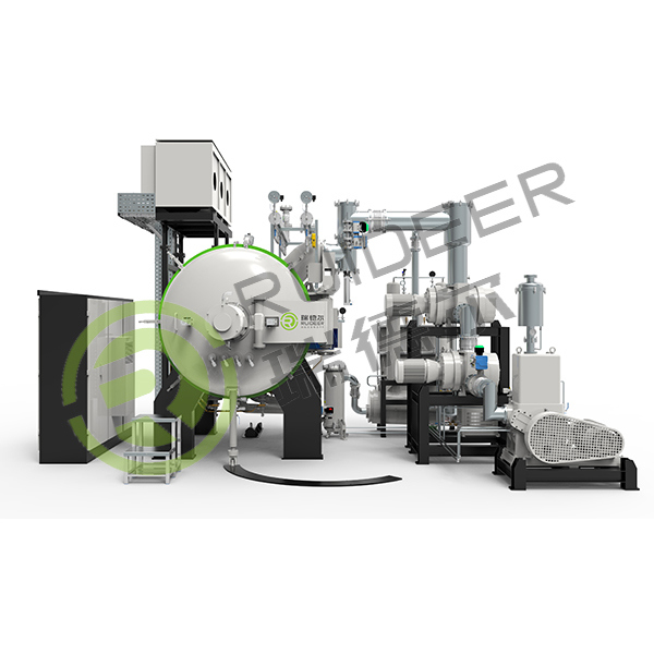 수평 또는 수직 실리콘 카바이드 퍼니스, 급속 냉각 및 고진공 레벨