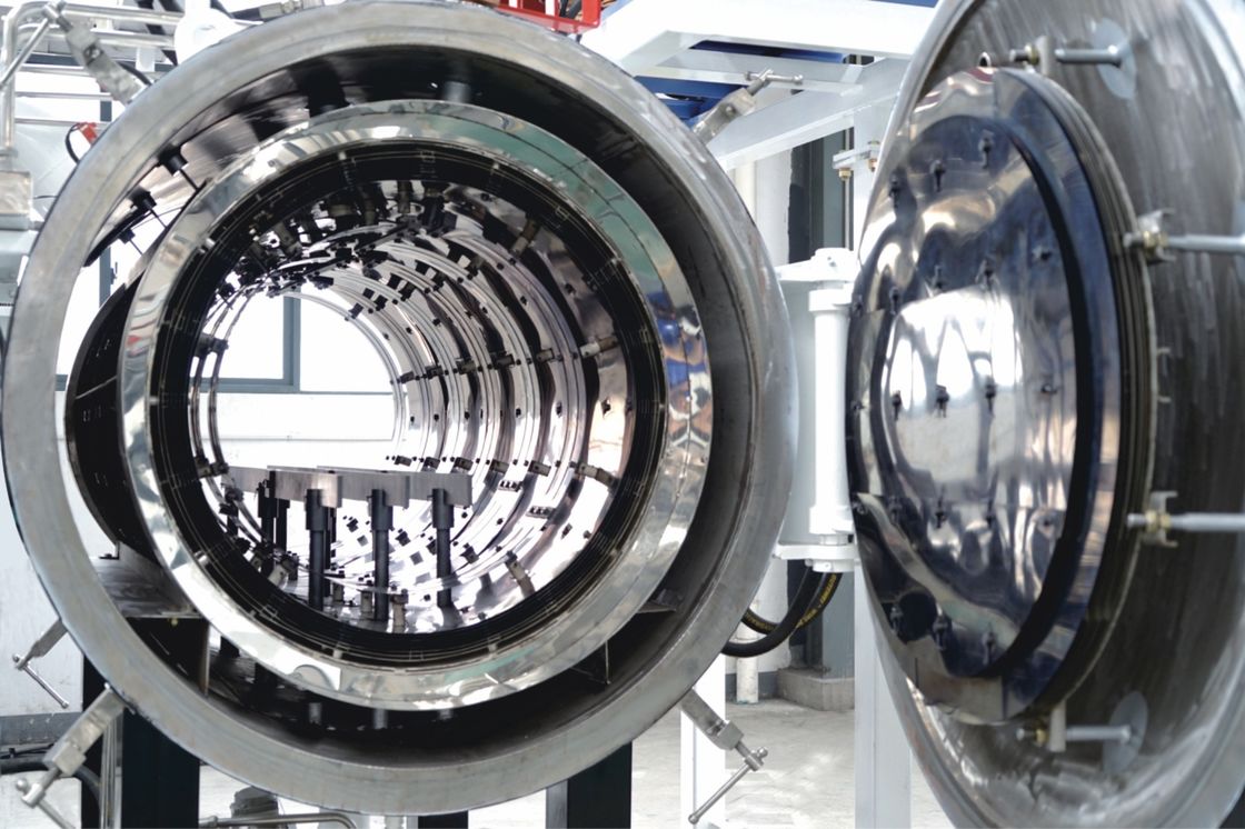 모리브덴 열기 원소와 300mm × 300mm × 900mm 작업 영역을 가진 220KVA 금속 시너링 오븐