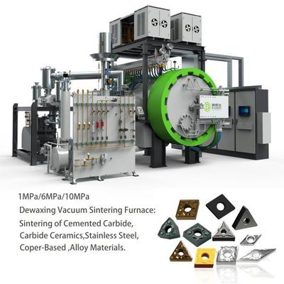 지능형 가스 압력 합금 오븐을 가진 시멘트 / 텅프겐 탄화물 절단 도구의 손바닥 프로젝트